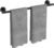 USHOWER Matte Black Towel Bar, 24-Inch Towel Rack for Bathroom Wall Mounted, Thicken SUS304 Stainless Steel Towel Rod Modern Home Decor (Total Length 26-Inch)